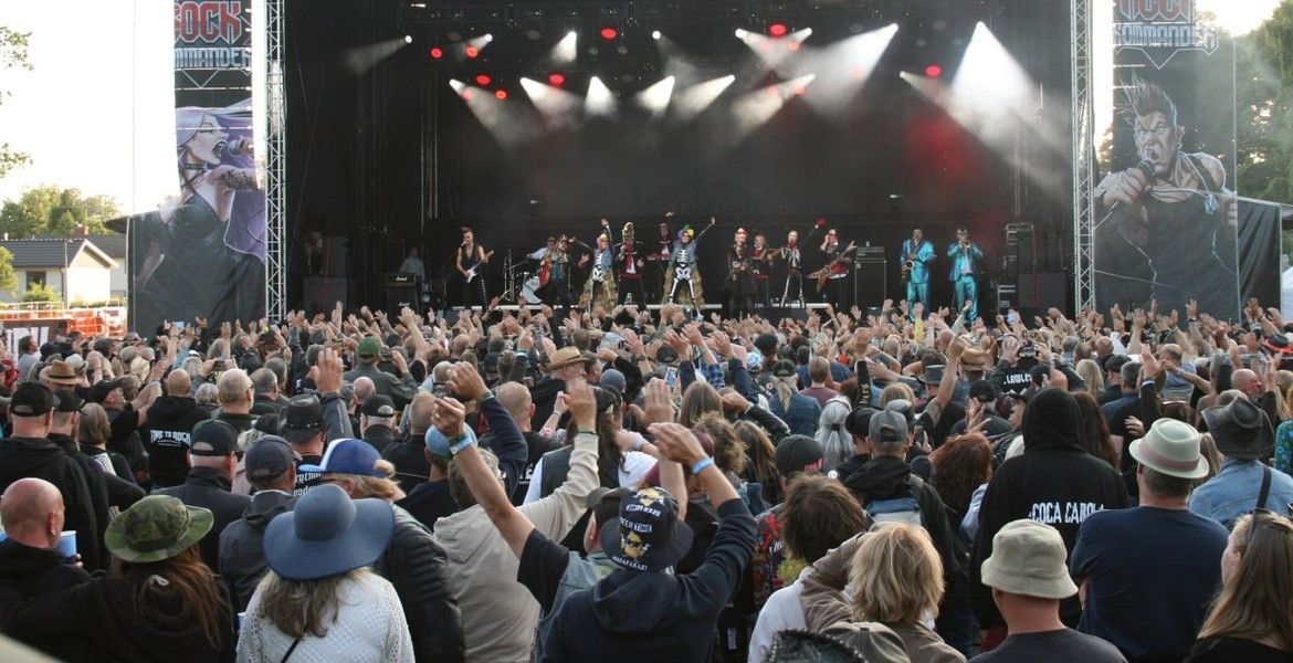 Publikhavet under Leningrad Cowboys framträdande