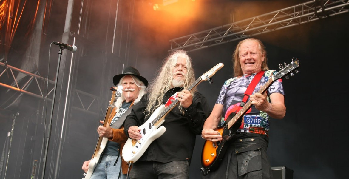 Micael Serenban, Peter Nordholm och Ralph Peeker i Snowstorm