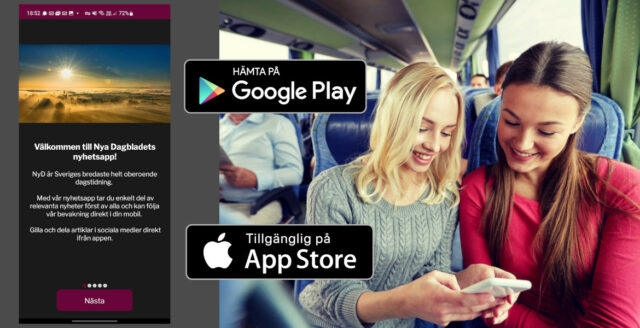 Nu kan du ladda ned Nya Dagbladets egna nyhetsapp!