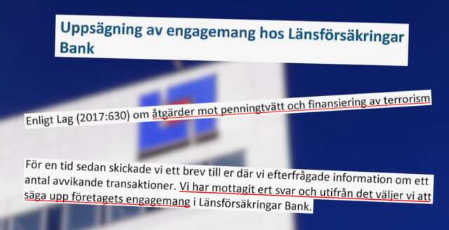 Nu tas stämningen av Länsförsäkringar Bank upp i rätten