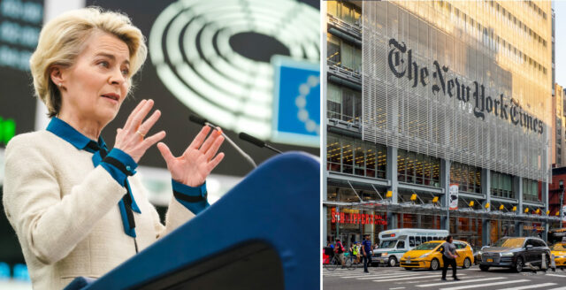 New York Times stämmer EU-kommissionen för hemliga Pfizer-sms