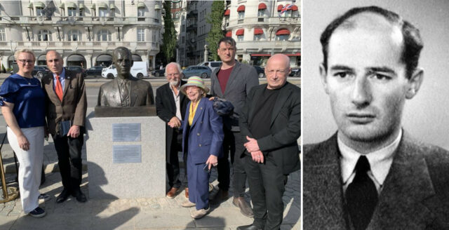Raoul Wallenberg-monument invigt i Stockholm