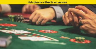 Spel om pengar på casino fortsatt populärt