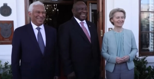 Cyril Ramaphosa Ursula von der Leyen