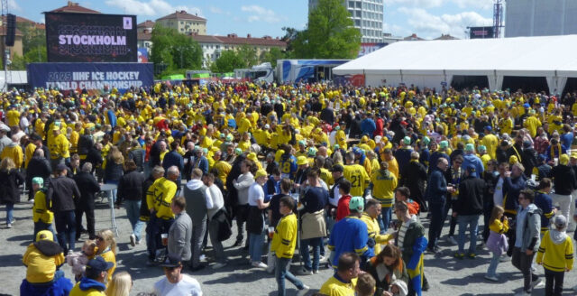 Ishockey-VM 2025 - Tre Kronor - supportrar