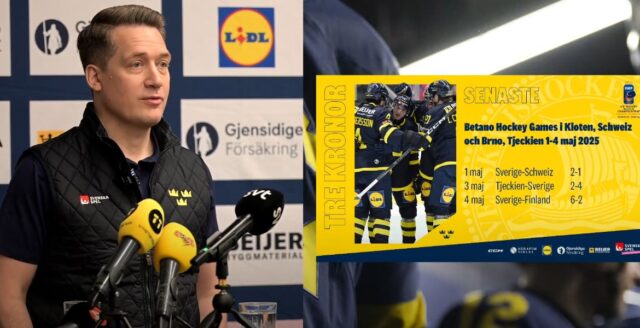Sam Hallam Tre Kronor Hockey-VM 2025
