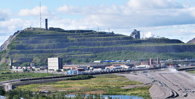 LKAB - gruva samt administrationsbyggnad i Kiruna.