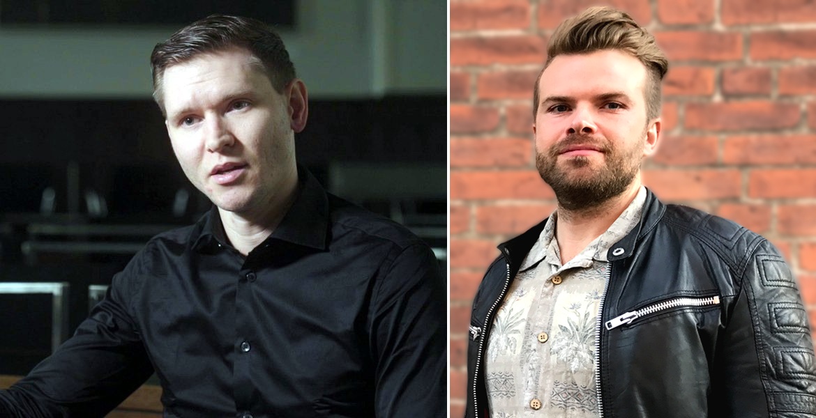 Markus Allard till vänster och Nils Littorin till höger i ett tvådelat montage.