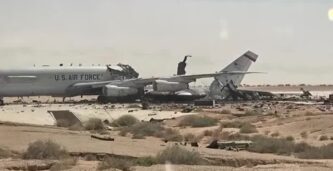 Missnöjda soldater visar de verkliga skadorna efter Irans anfall