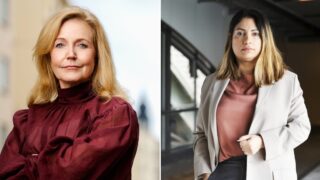 Elisabeth Thand Ringqvist till vänster och Nooshi Dadgostar till höger.