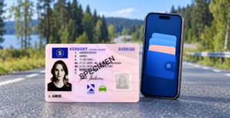 Körkortet flyttar till mobilen – och körförbud följer dig i hela EU